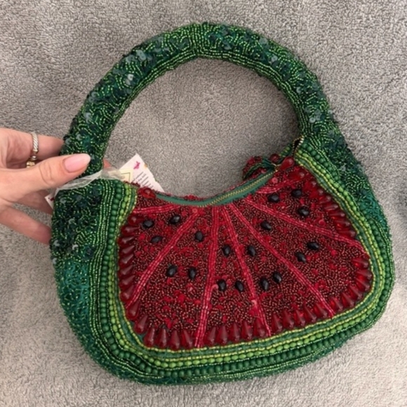 Viral Beaded Watermelon Handbag